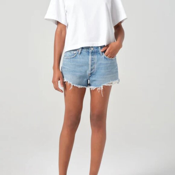 AGOLDE Parker Vintage Cut Off Short In Chorus NWT